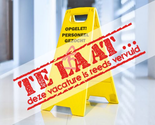 Vacature kop 11 - VERVULD